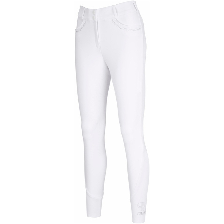 2025 Pikeur Femmes Pikeur Ceelina Sd Breeches 144575 492 010 - White